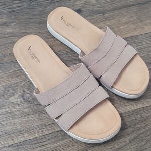 Koolaburra by Ugg leather slip on sandals size 8.5